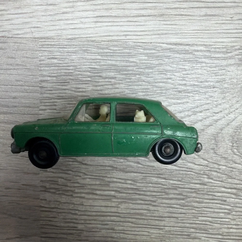 Lesney Matchbox #64 MG 1100 & #55 Or #73 Mercury Die Cast Vintage Cars Ft. Dogs
